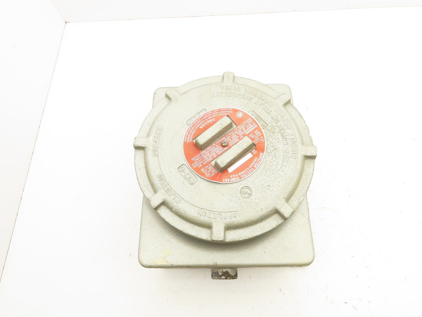 Appleton GUB-2-1-20 Cast Aluminum Explosion Proof Electric Box 10x8x4" 8" Lid