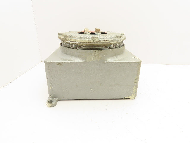Appleton GUB-2-1-20 Cast Aluminum Explosion Proof Electric Box 10x8x4" 8" Lid