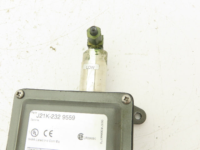 United Electric J21K-232 9559 Differential Pressure Switch 0-25psid