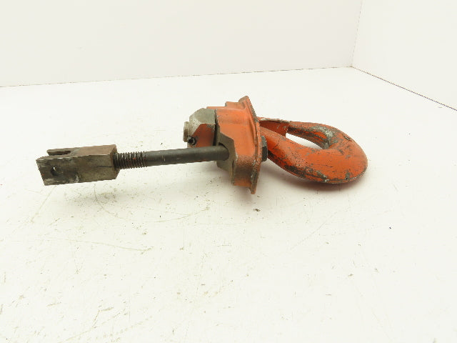 CM Lodestar 2 Ton Hoist Upper Rigid Hook Suspension Latch Hook Orange 627-710