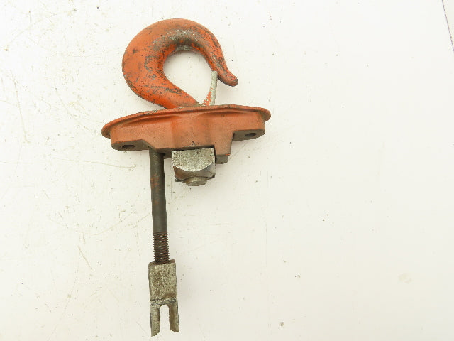 CM Lodestar 2 Ton Hoist Upper Rigid Hook Suspension Latch Hook Orange 627-710