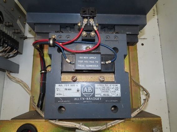 Allen Bradley 709-GAB1 Motor Starter 400Hp 480V NEMA Size 6 Kato Engineering