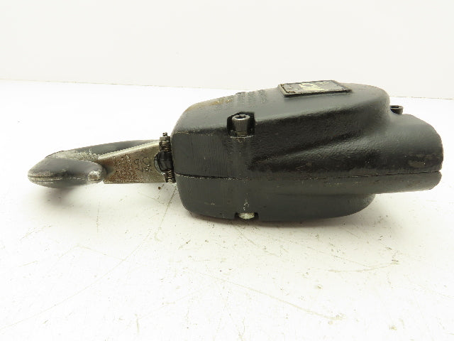 CM Lodestar 2 Ton V2 Lower Hook Block Assembly Double Reeved Chain Black