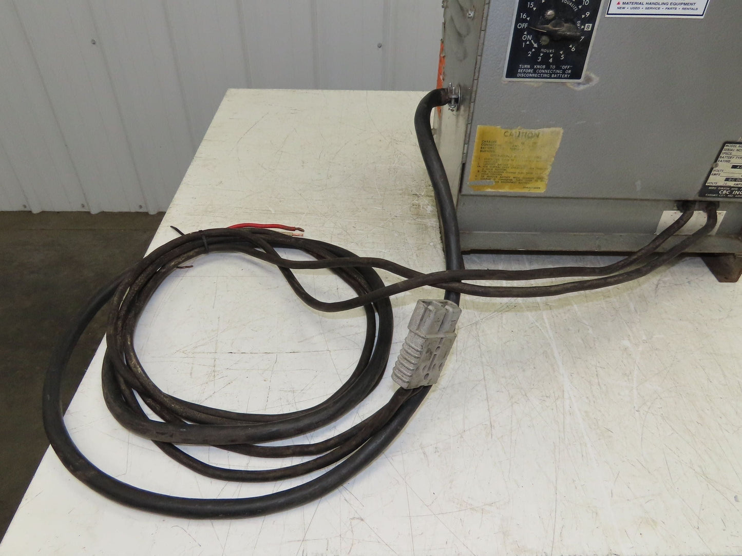 Chloride 12RR-255-2 Lift Truck Charger 24V 255AH LA 12 Cell Battery 230/460V