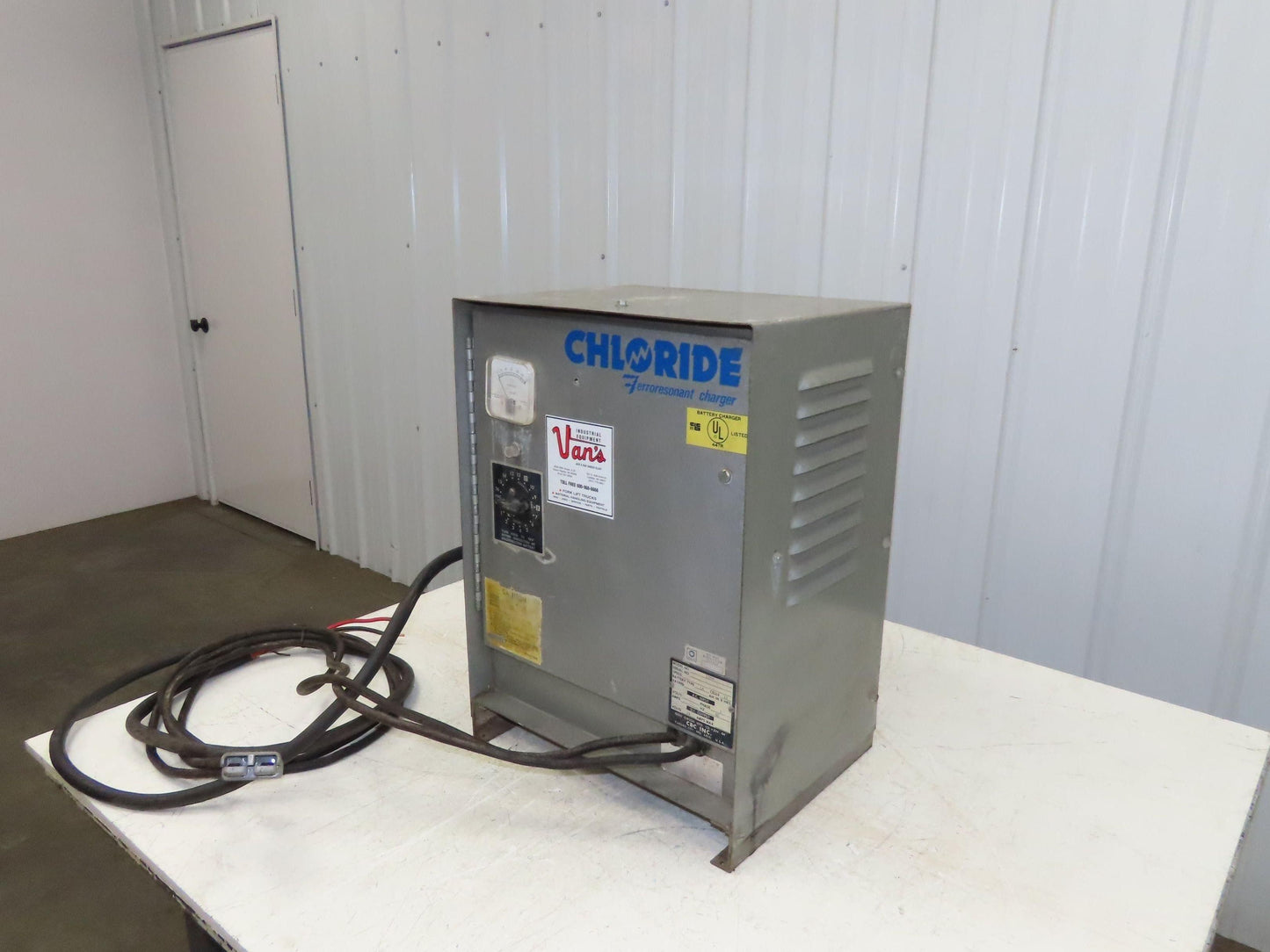 Chloride 12RR-255-2 Lift Truck Charger 24V 255AH LA 12 Cell Battery 230/460V