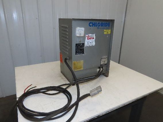 Chloride 12RR-255-2 Lift Truck Charger 24V 255AH LA 12 Cell Battery 230/460V