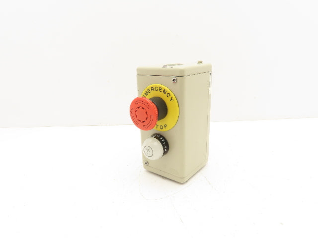 Fuji Banner AHX922A Push Button Enclosure E-Stop 2-Color Touch Sensor