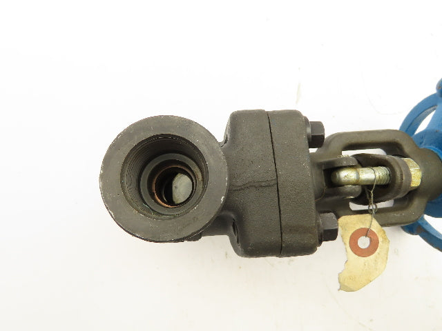 Sharpe Manual Gate Valve 1" NPT Threaded Class 800 A105 Forged Steel