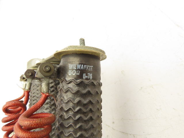 Milwaukee Rib Wound Resistor 50 ohm 11.25" Long Set of 3 Crane Motor Control