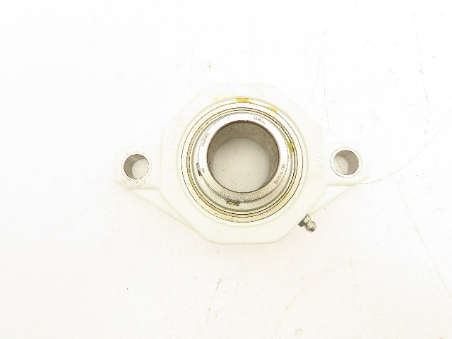 Dodge F2B-SCEZ-107-PCR EZ Kleen Plastic Flange-Mount Bearing 1-7/16" Bore 2-Bolt