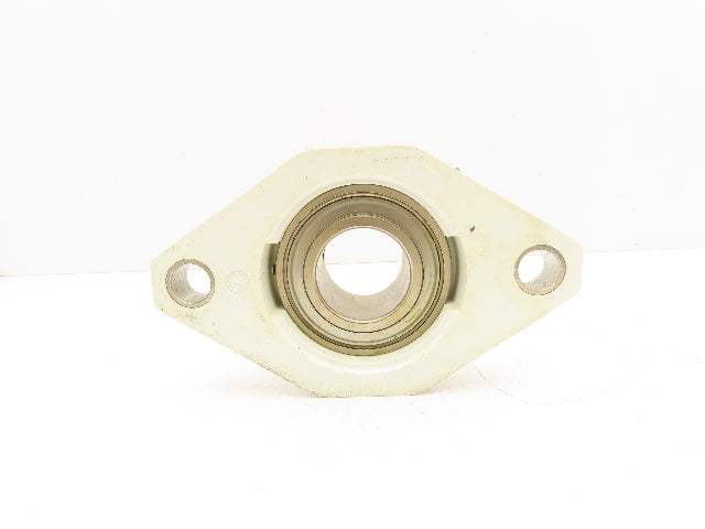 Dodge F2B-SCEZ-107-PCR EZ Kleen Plastic Flange-Mount Bearing 1-7/16" Bore 2-Bolt
