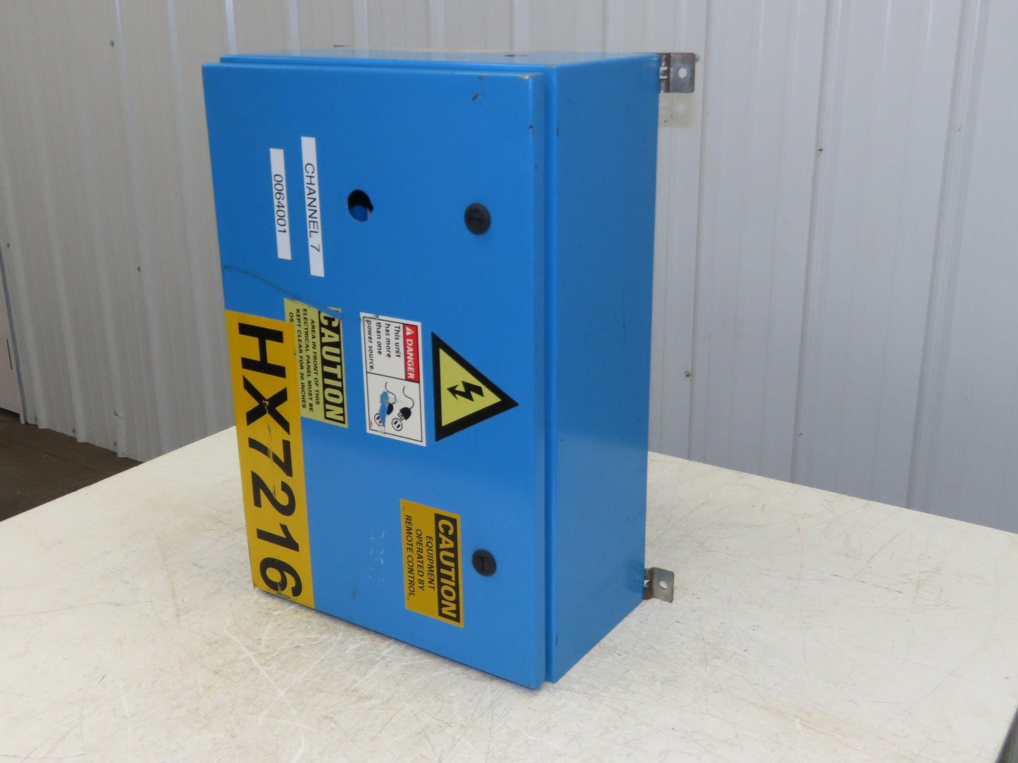 Saginaw SCE-24EL1608LP-10 Electrical Enclosure Control Panel 24x16x8" Blue