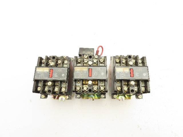Allen Bradley 700-N220A1 AC Contactor Relay 120V Coil Lot of 3