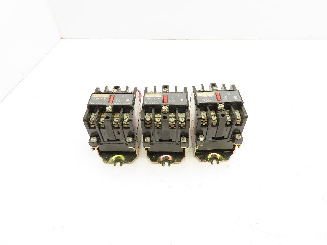 Allen Bradley 700-N220A1 AC Contactor Relay 120V Coil Lot of 3
