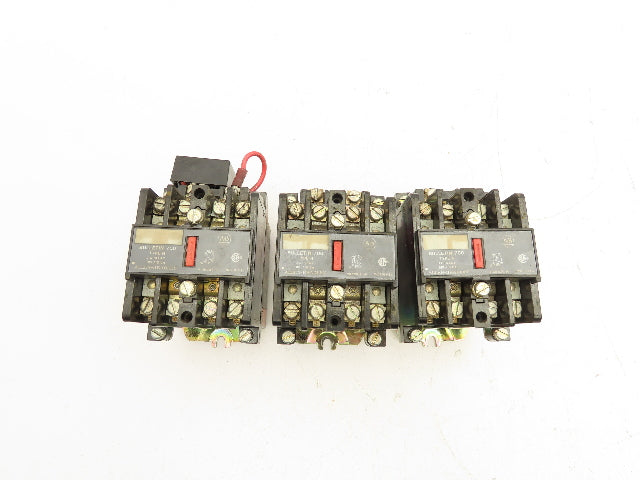 Allen Bradley 700-N220A1 AC Contactor Relay 120V Coil Lot of 3