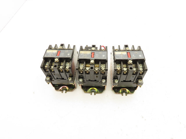 Allen Bradley 700-N220A1 AC Contactor Relay 120V Coil Lot of 3
