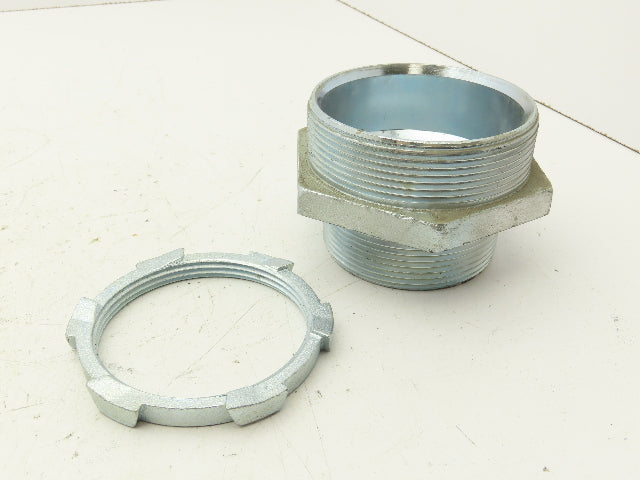 Thomas & Betts Liquid Tight Straight Connector 3" Trade Size Steel Missing Parts