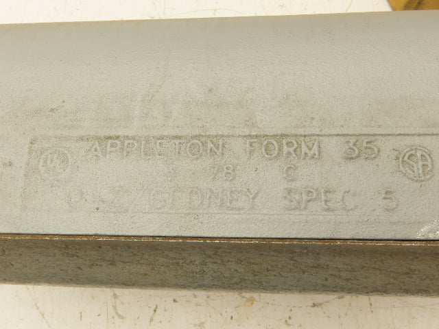 EGS O-Z Gedney C-300 Rigid Conduit Body 3" Type C Malleable Iron