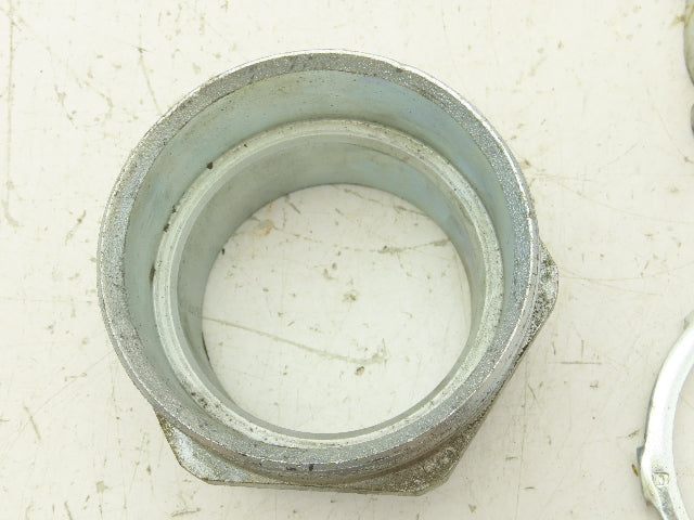 Rigid Compression Connector 3" Threadless Malleable Iron