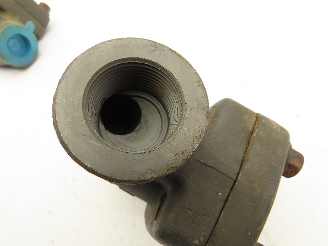 Sharpe 24834 Piston Check Valve Class 800 Steel 1" FNPT Threaded Lot of 2