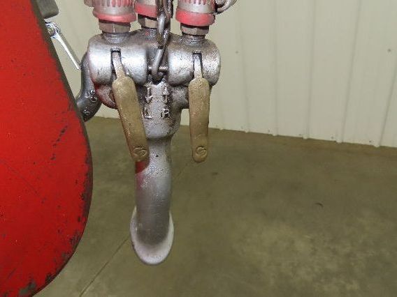 Chicago Pneumatic 1/4 Ton 500Lb Power Vane Air Chain Hoist 10' 3" Lift Pendant