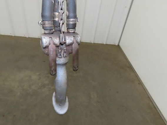 Chicago Pneumatic 1/4 Ton 500Lb Power Vane Air Chain Hoist 11' 2" Lift Pendant