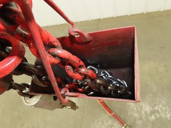 Chicago Pneumatic 1/4 Ton 500Lb Power Vane Air Chain Hoist 10' 2" Lift Pendant