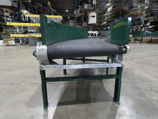 Transnorm TS1500/140 45° RH Curve 32" Belt Conveyor 300 FPM Belt Drive 460V 3PH