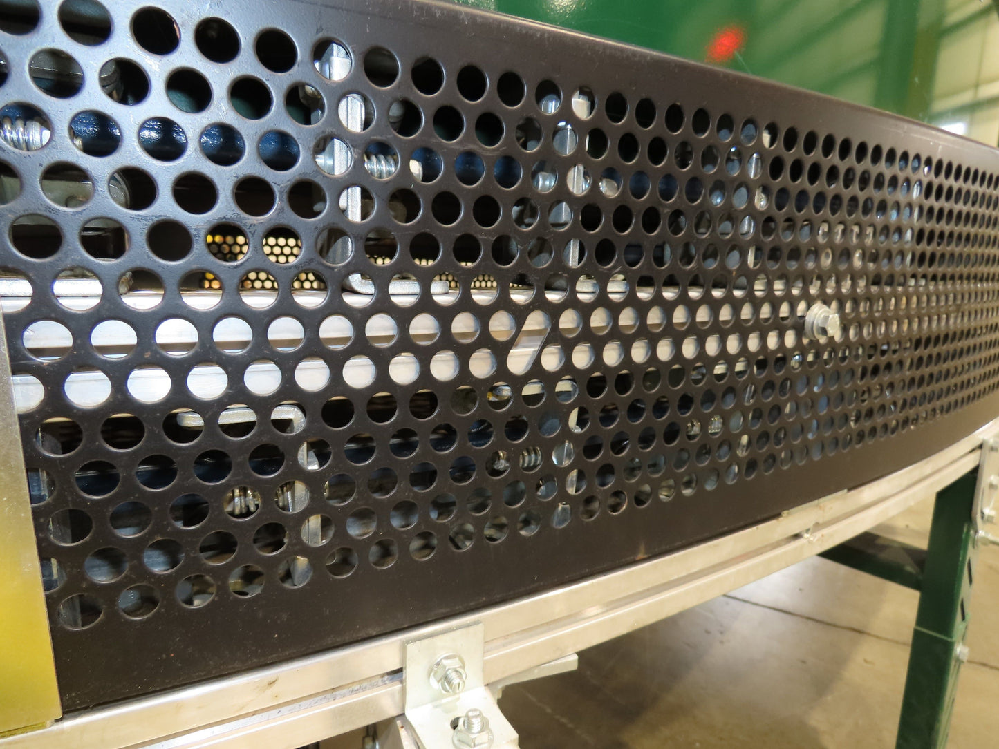 Transnorm TS1500/140 45° RH Curve 32" Belt Conveyor 300 FPM Belt Drive 460V 3PH