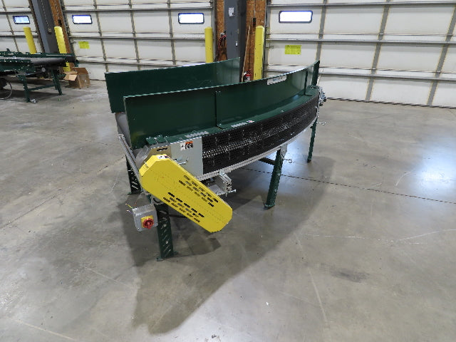 Transnorm TS1500/140 45° RH Curve 32" Belt Conveyor 300 FPM Belt Drive 460V 3PH