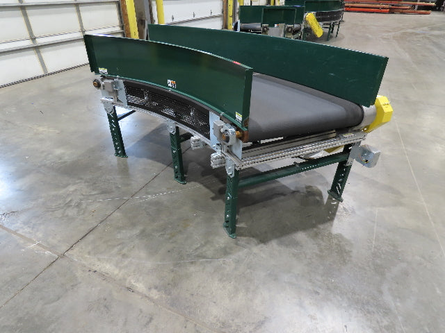 Transnorm TS1500/140 45° RH Curve 32" Belt Conveyor 300 FPM Belt Drive 460V 3PH