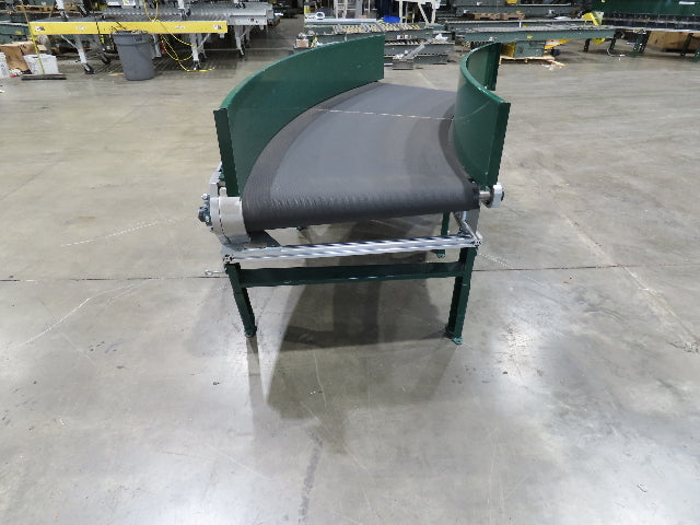 Transnorm TS1500/140 45° RH Curve 32" Belt Conveyor 300 FPM Belt Drive 460V 3PH