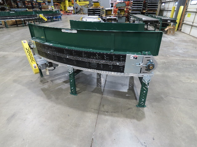 Transnorm TS1500/140 45° RH Curve 32" Belt Conveyor 300 FPM Belt Drive 460V 3PH