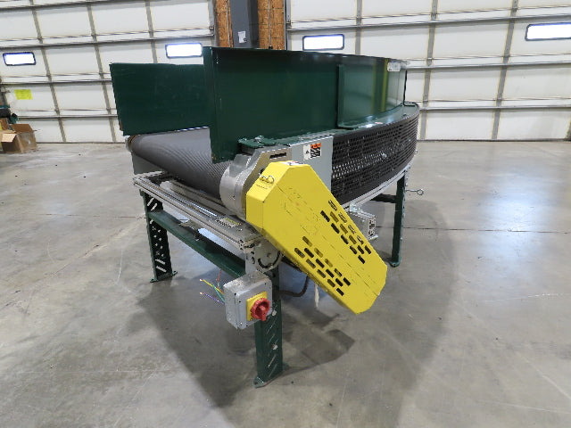 Transnorm TS1500/140 45° RH Curve 32" Belt Conveyor 300 FPM Belt Drive 460V 3PH