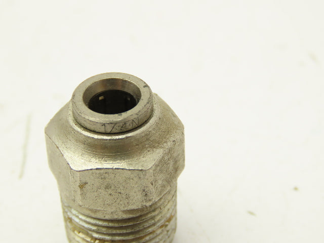 Norgren 124250438 Pneumatic Male Adapter 1/4" Tube x 1/2" MNPT Lot of 63