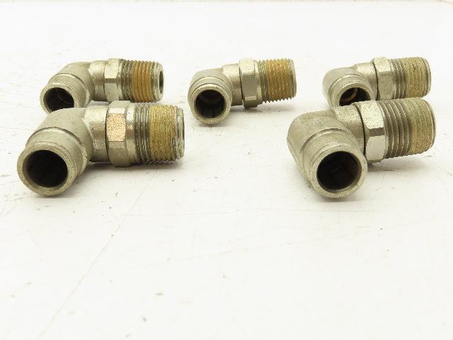 Norgren 124470748 Pneufit Swivel Male Elbow 1/2" OD Tube 1/2" MNPT Lot of 5