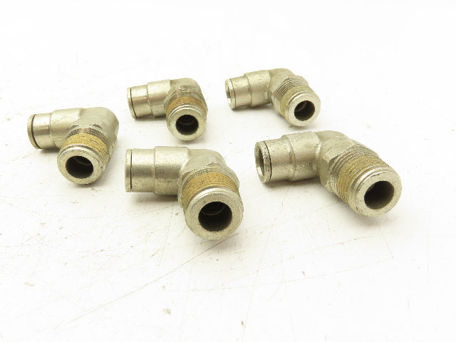 Norgren 124470748 Pneufit Swivel Male Elbow 1/2" OD Tube 1/2" MNPT Lot of 5