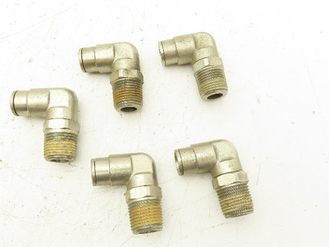 Norgren 124470748 Pneufit Swivel Male Elbow 1/2" OD Tube 1/2" MNPT Lot of 5