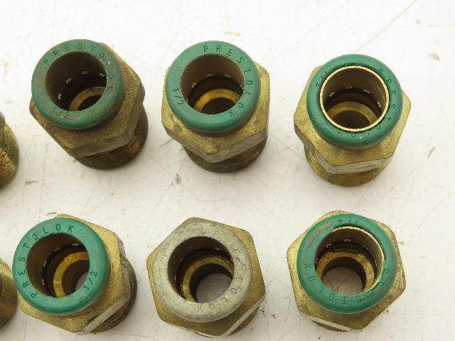 Parker W68PL-8-8 Prestolok Push Connect Fitting 1/2" OD x 1/2" MNPT Lot of 10