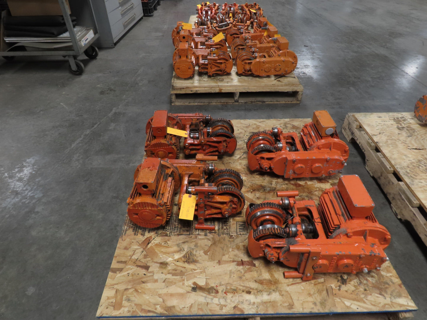Cleveland Tramrail Underhung Bridge Crane Motorized End Truck Drive WA 5" Wheels