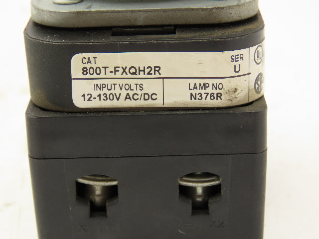 Allen Bradley 800T-FXQH2R Red Illuminated Push/Pull Button 30mm
