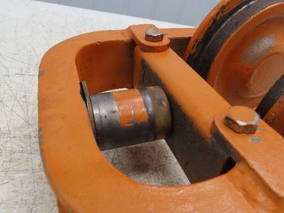 Cleveland Tramrail Underhung Bridge Crane End Truck H-1/2 Idler Head WA 5"Wheels