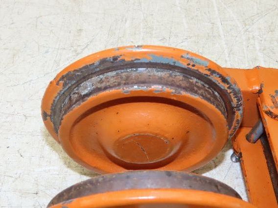 Cleveland Tramrail Underhung Bridge Crane End Truck H-1/2 Idler Head WA 5"Wheels