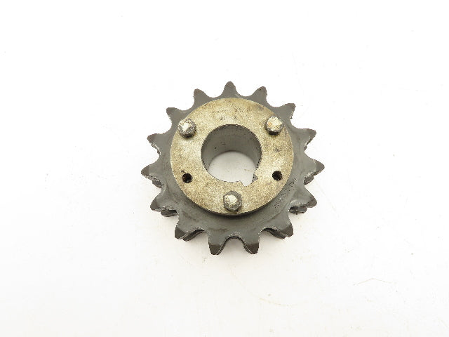 Double Roller Chain Sprocket 15-Tooth 1.25" Pitch 2" Bore