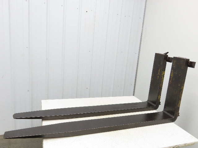 6x58"" Class 3 Steel Forklift Forks Tines 20" Carriage 1-Pair