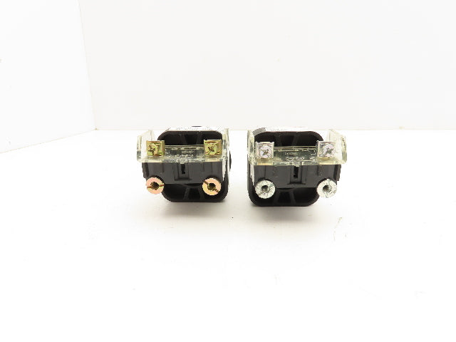 Allen Bradley 800T-QH24G Green Pilot Light 30mm Lot of 2