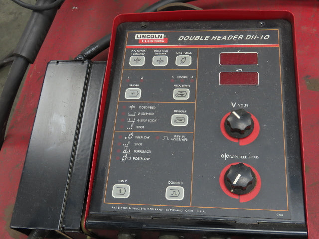 Lincoln CV 655 Mig Welder 650A Welding Power Source DH-10 Double Header 3Ph