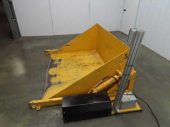 Econo Lift DO-HPT10 Drive On High Point Tilter Tote Tipper 1000lb 120V 90°
