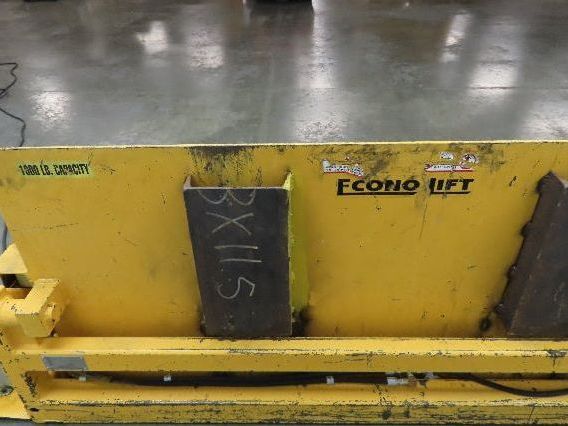Econo Lift DO-HPT10 Drive On High Point Tilter Tote Tipper 1000lb 120V