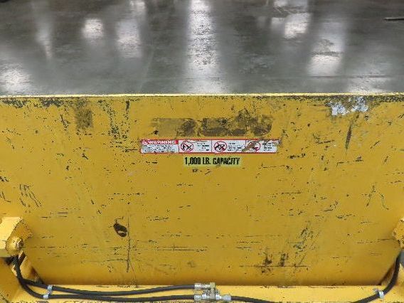 Econo Lift DO-HPT10 Drive On High Point Tilter Tote Tipper 1000lb 120V